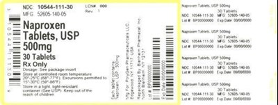 Naproxen  Label (10544 111 30   52605 140 05 Rev1)